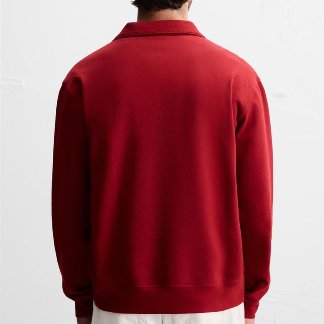 R&L™ BASIC QUARTER-ZIP RED