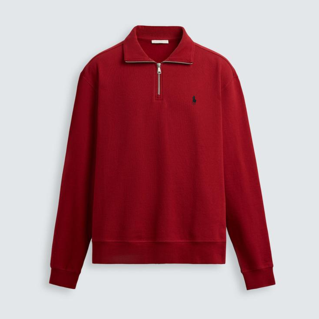 R&L™ BASIC QUARTER-ZIP RED