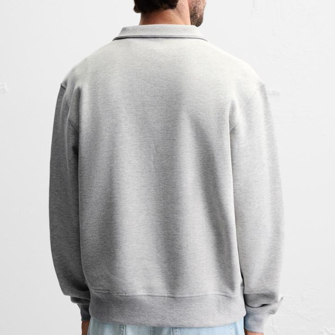 R&L™ BASIC QUARTER-ZIP GREY
