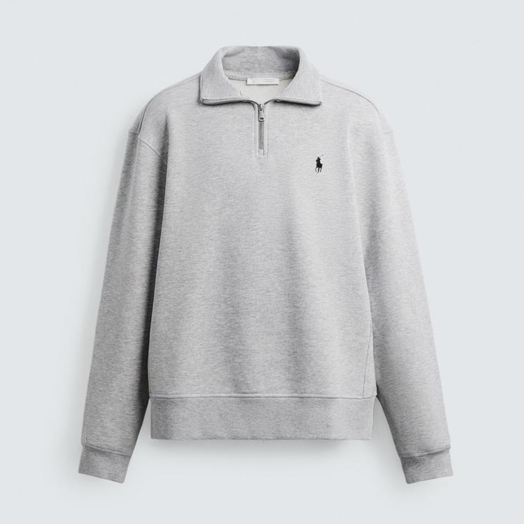 R&L™ BASIC QUARTER-ZIP GREY