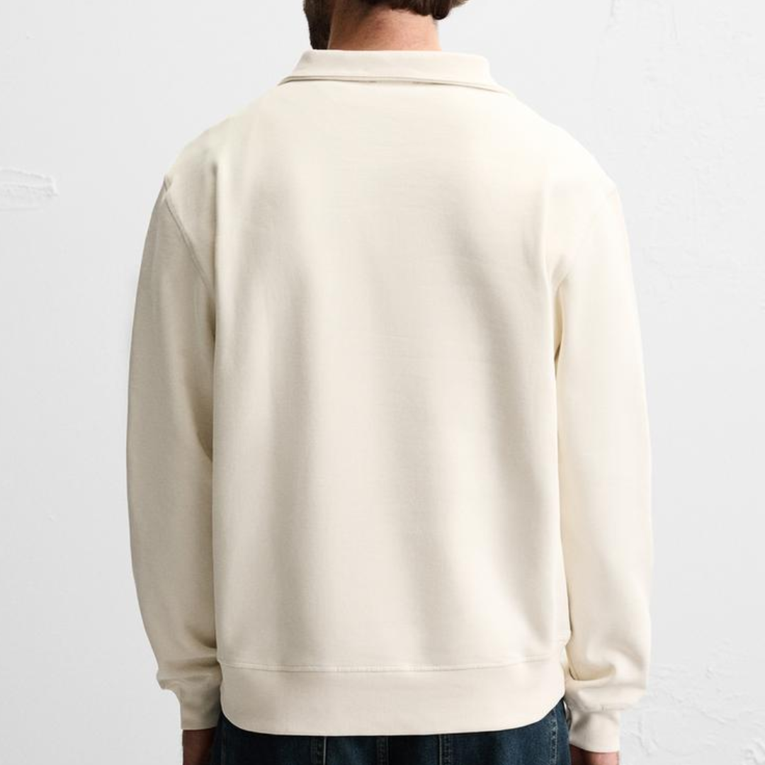 R&L™ BASIC QUARTER-ZIP BEIGE