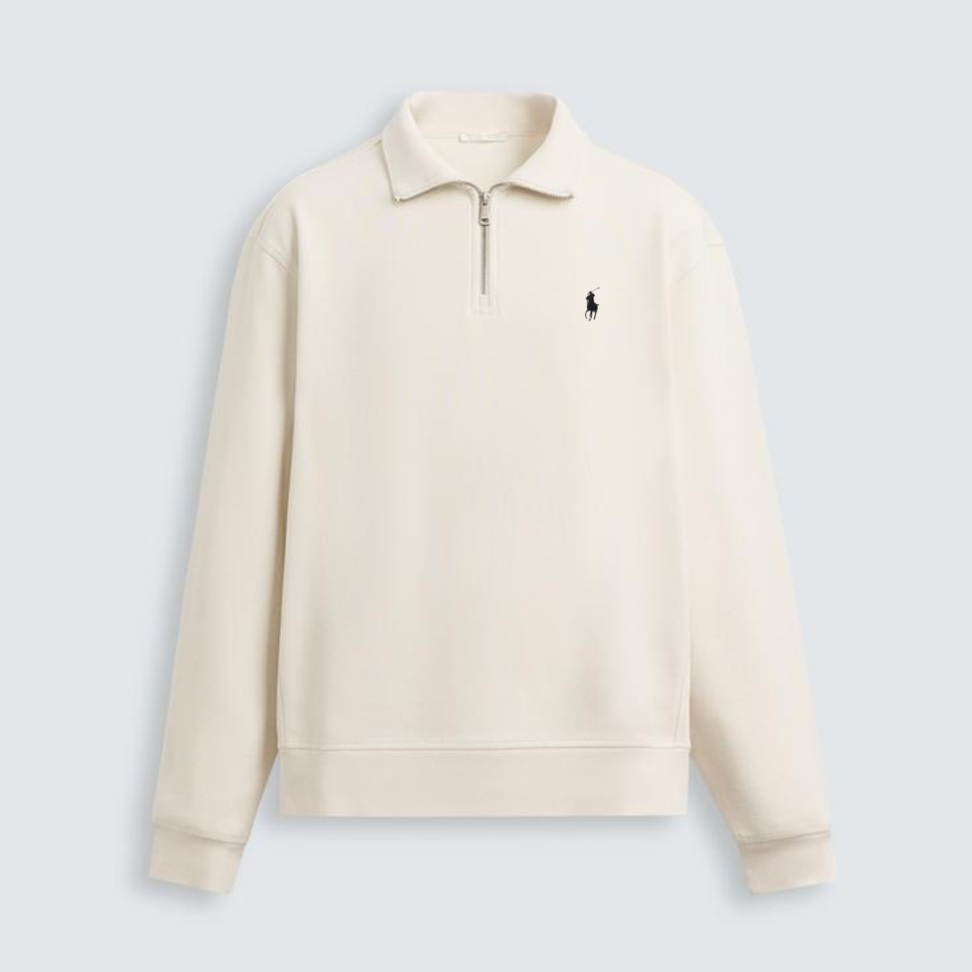 R&L™ BASIC QUARTER-ZIP BEIGE