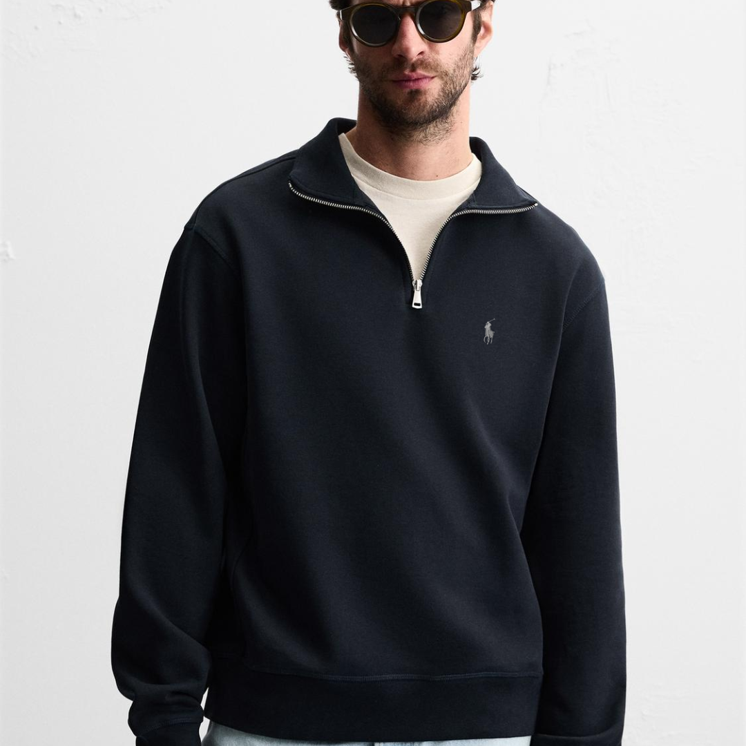 R&L™ BASIC QUARTER-ZIP NAVY