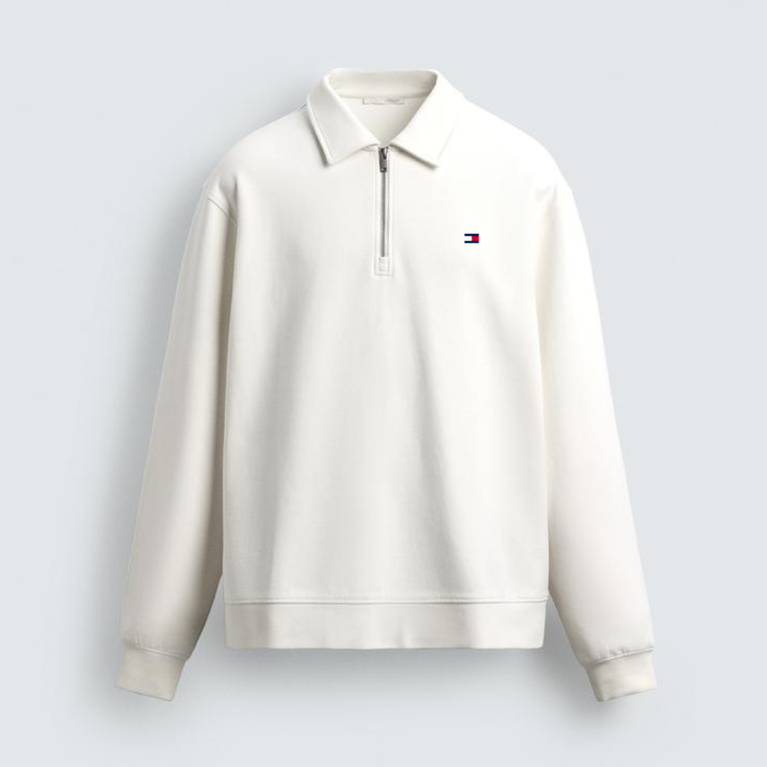TM™ INTERLOCK QUARTER ZIP POLO SHIRT